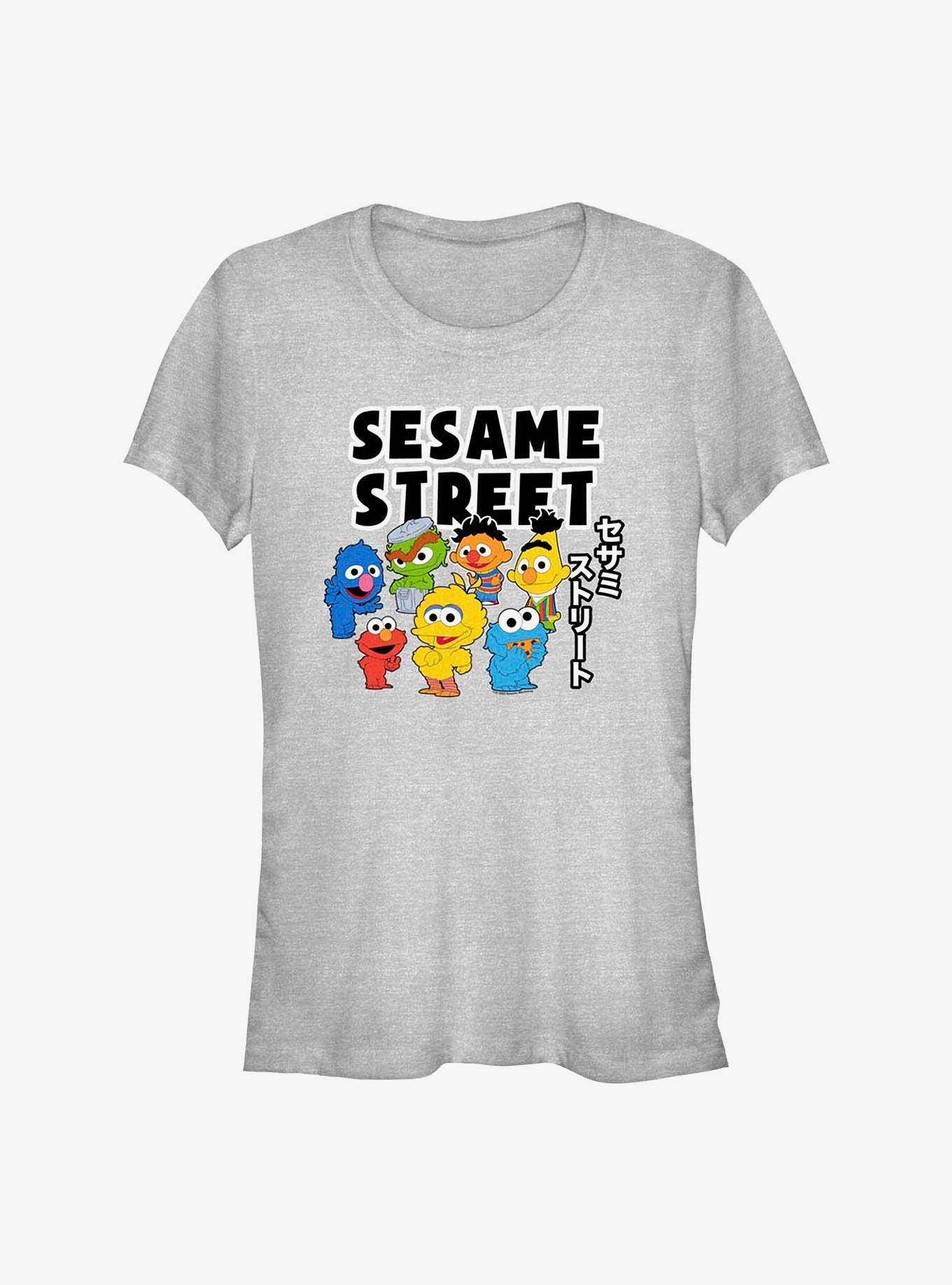 Sesame Street Kawaii Group Girls T-Shirt, , hi-res