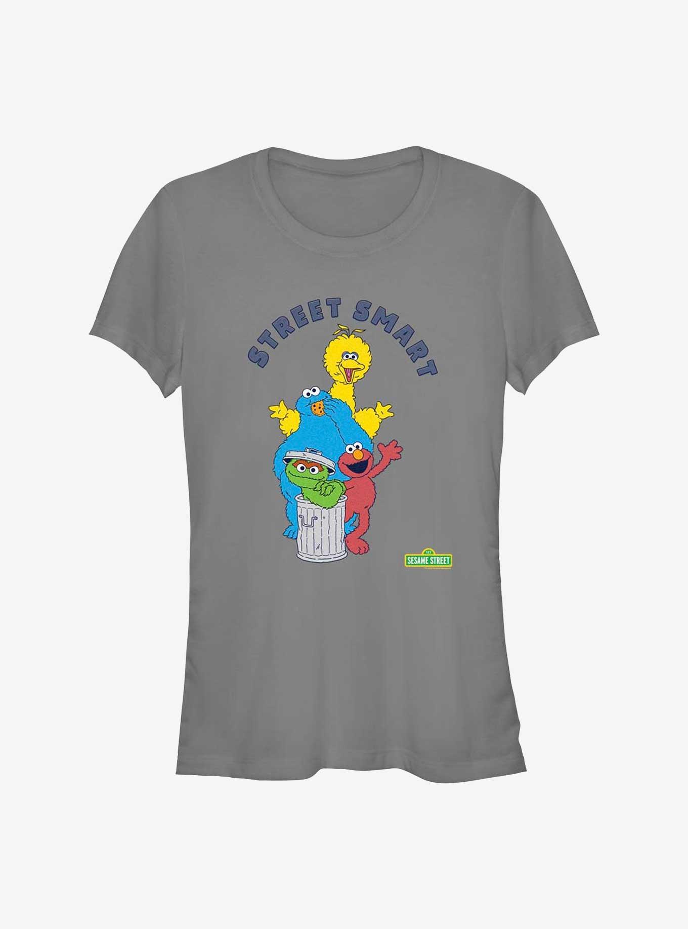 Sesame Street Smart Girls T-Shirt, CHARCOAL, hi-res