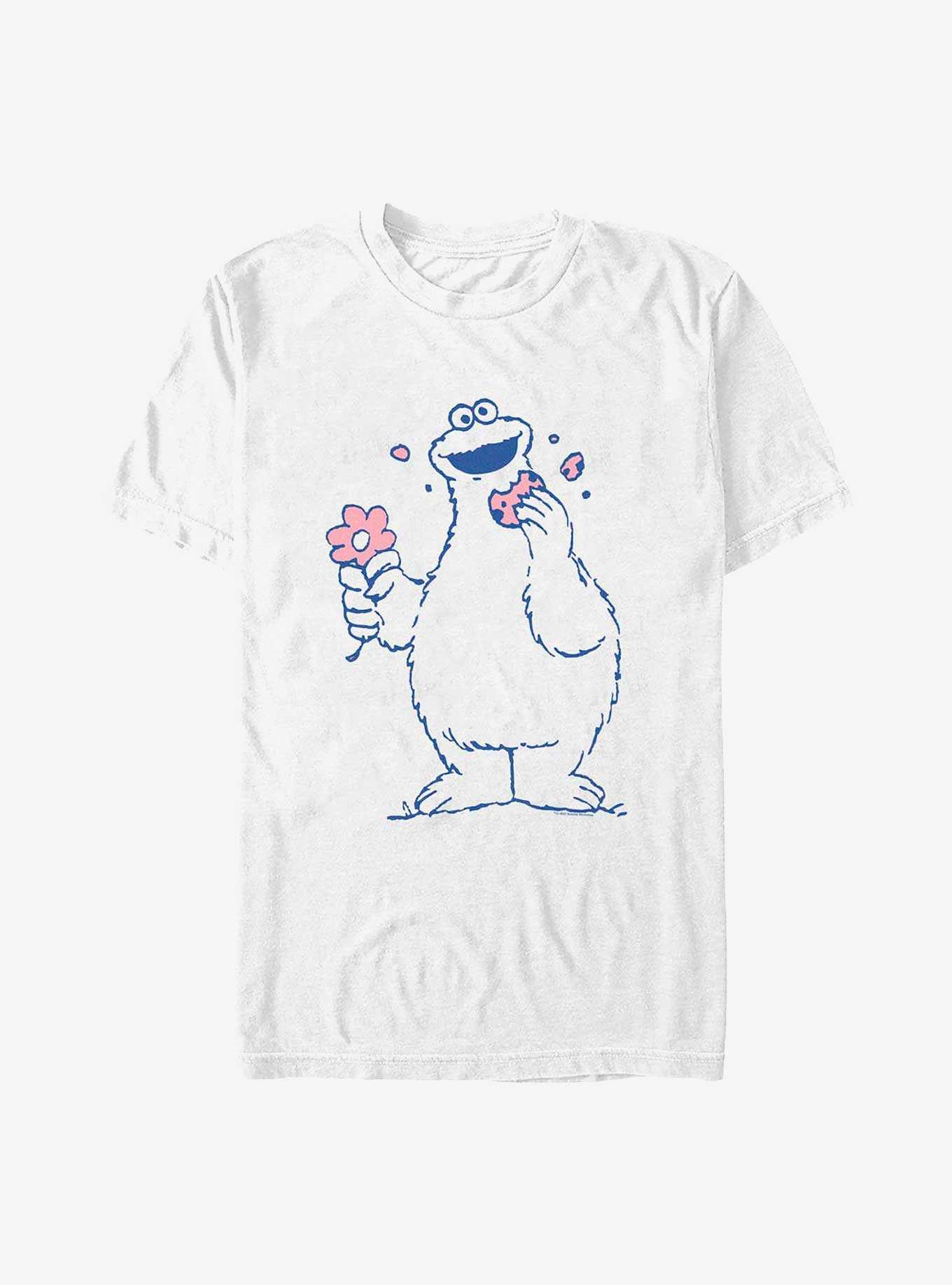 Sesame Street Cookie Monster Flower T-Shirt, , hi-res