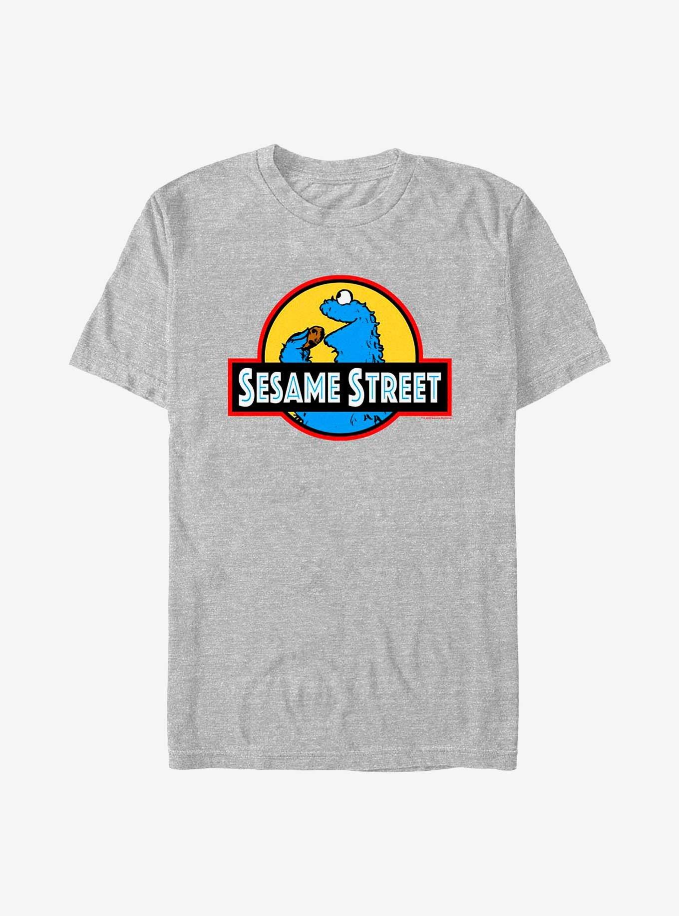 Sesame Street Cookie Monster Logo Sign T-Shirt, , hi-res