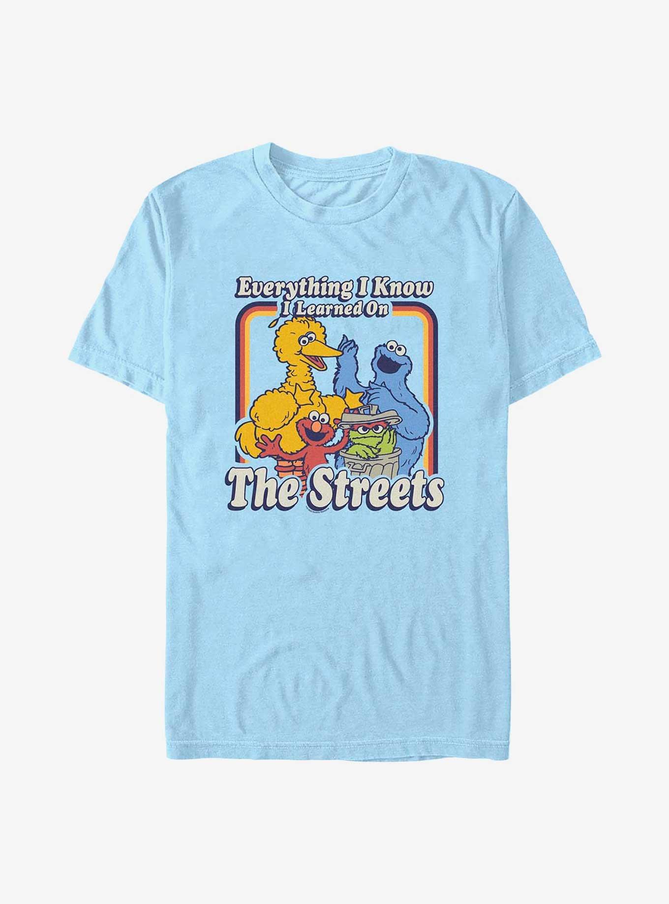 Sesame Street Everything I Know T-Shirt, LT BLUE, hi-res