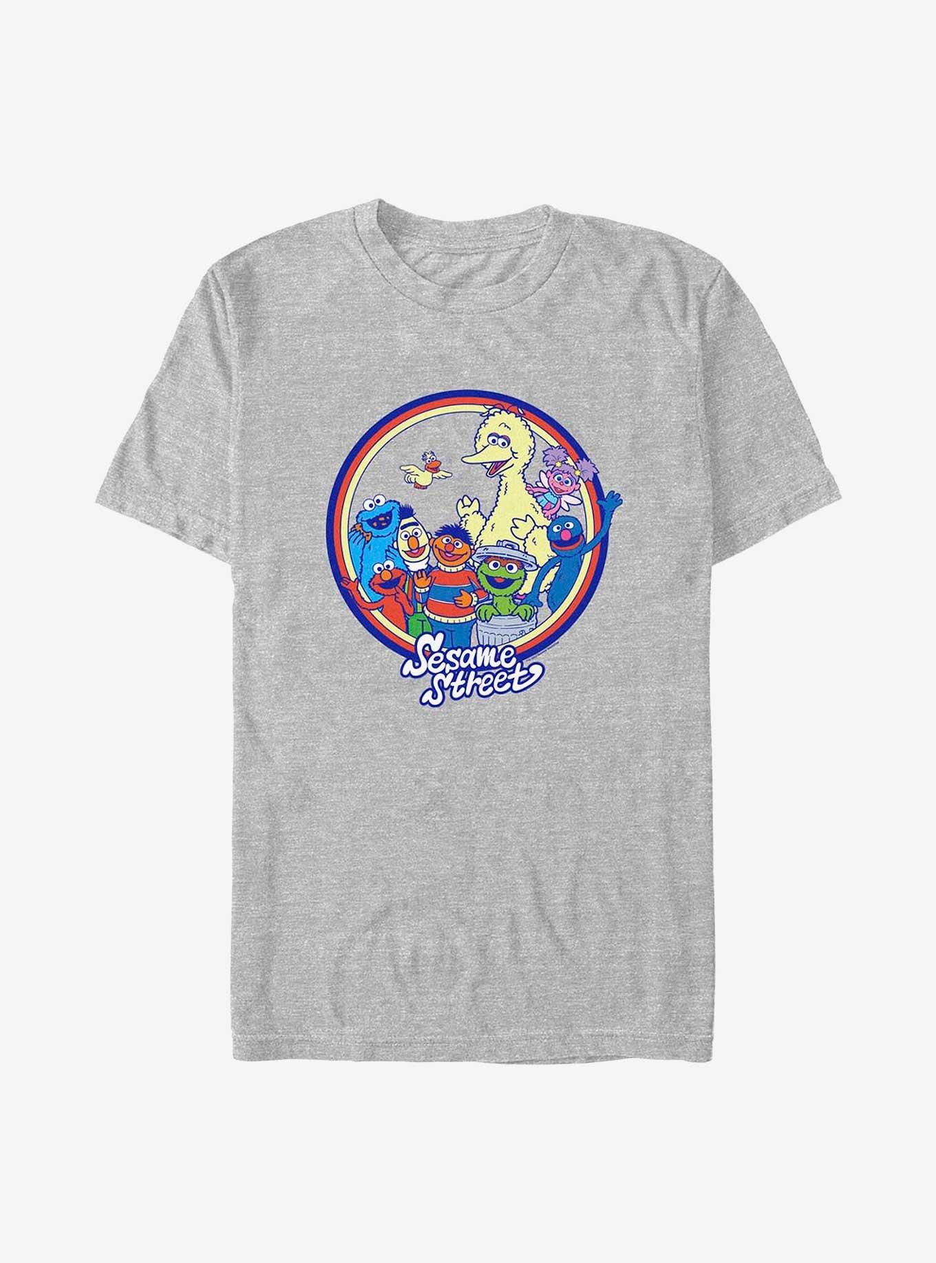 Sesame Street Group Pose T-Shirt, ATH HTR, hi-res