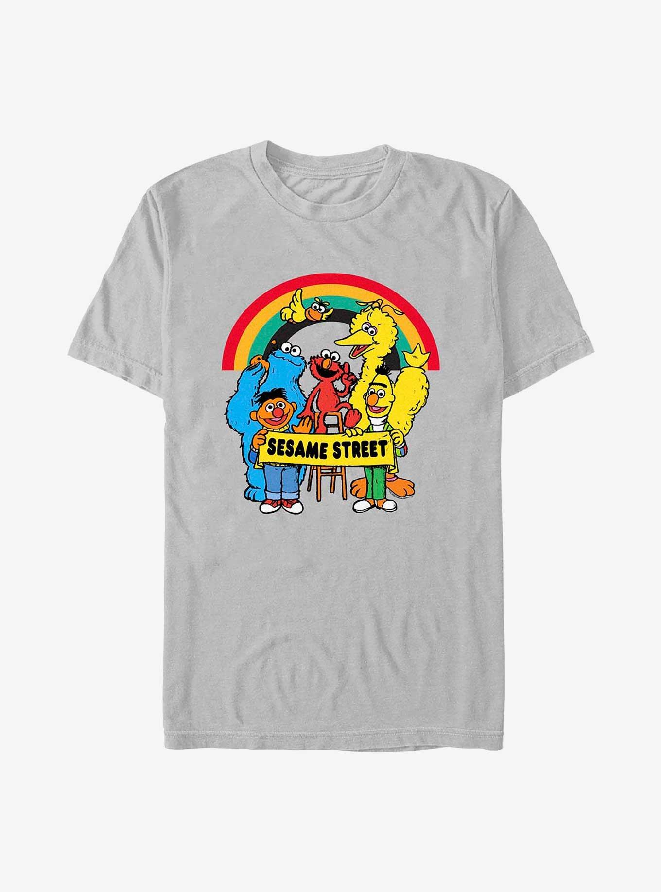 Sesame Street Happy Bunch T-Shirt, SILVER, hi-res