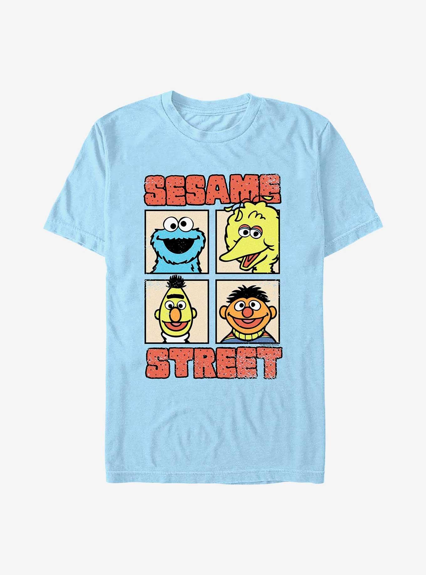Sesame Street Happy Bunch T-Shirt, LT BLUE, hi-res