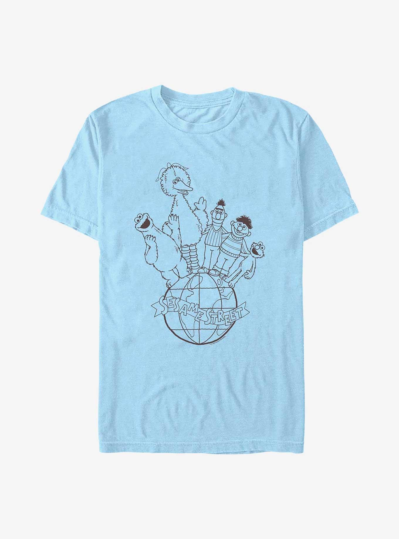 Sesame Street World T-Shirt, LT BLUE, hi-res