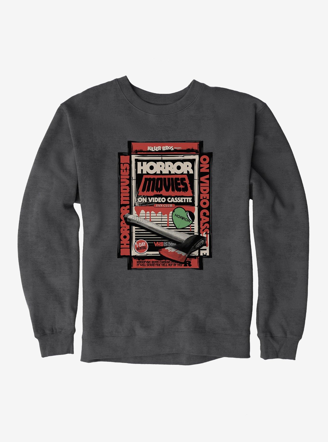 Retro Horror Sweatshirt, , hi-res