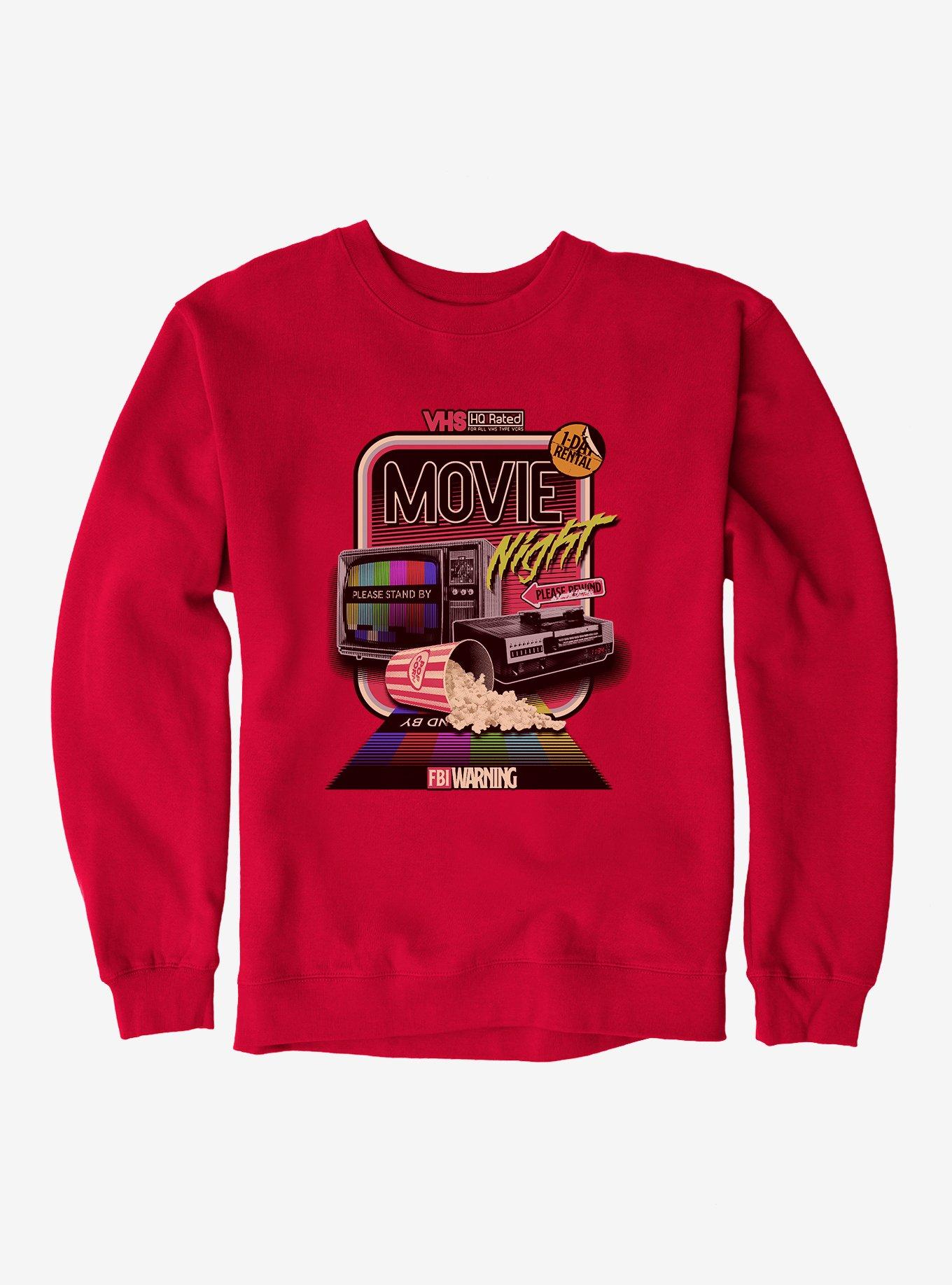 Retro Movie Night Sweatshirt