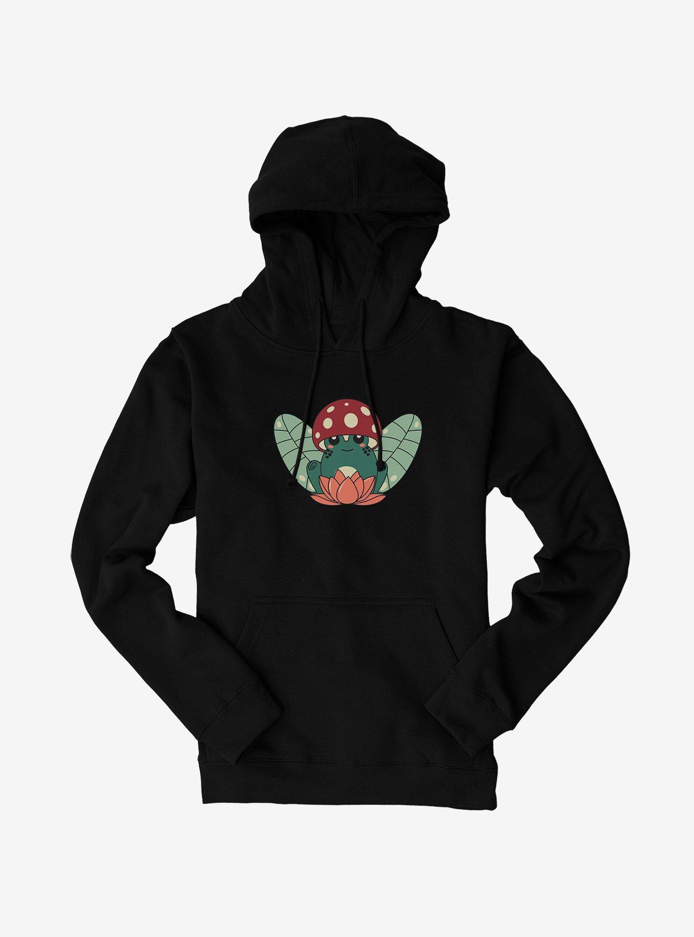 Namaste Frog Hoodie, , hi-res