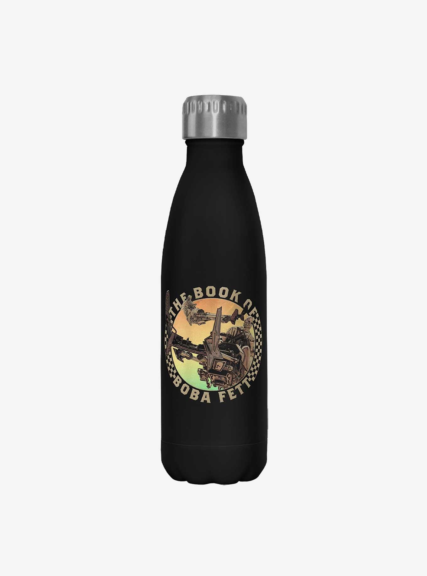 Star Wars The Book of Boba Fett Bounty Time Black Stainless Steel Water Bottle, , hi-res