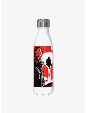 Star Wars The Book of Boba Fett Fennec Boba Poster White Stainless Steel Water Bottle, , hi-res