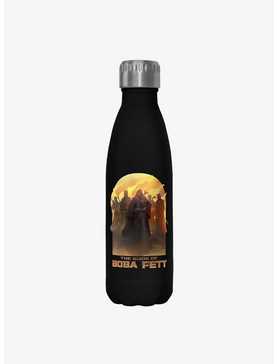 Star Wars The Book of Boba Fett Leading By Example Black Stainless Steel Water Bottle, , hi-res