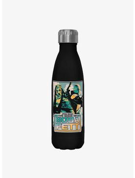 Star Wars The Book of Boba Fett No Jabba No Wonga Black Stainless Steel Water Bottle, , hi-res