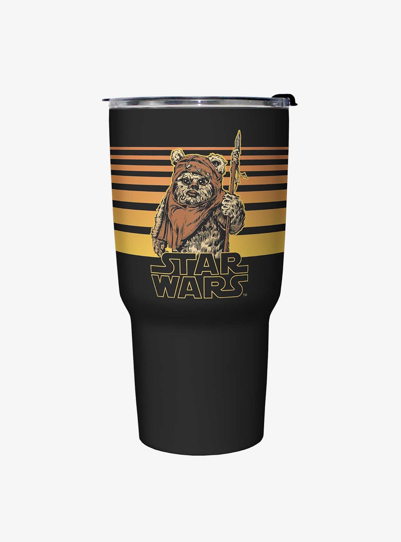 Star Wars Ewok Gradient Black Stainless Steel Travel Mug