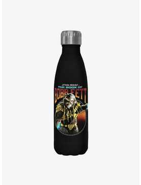 Star Wars The Book of Boba Fett Stay The Course Black Stainless Steel Water Bottle, , hi-res
