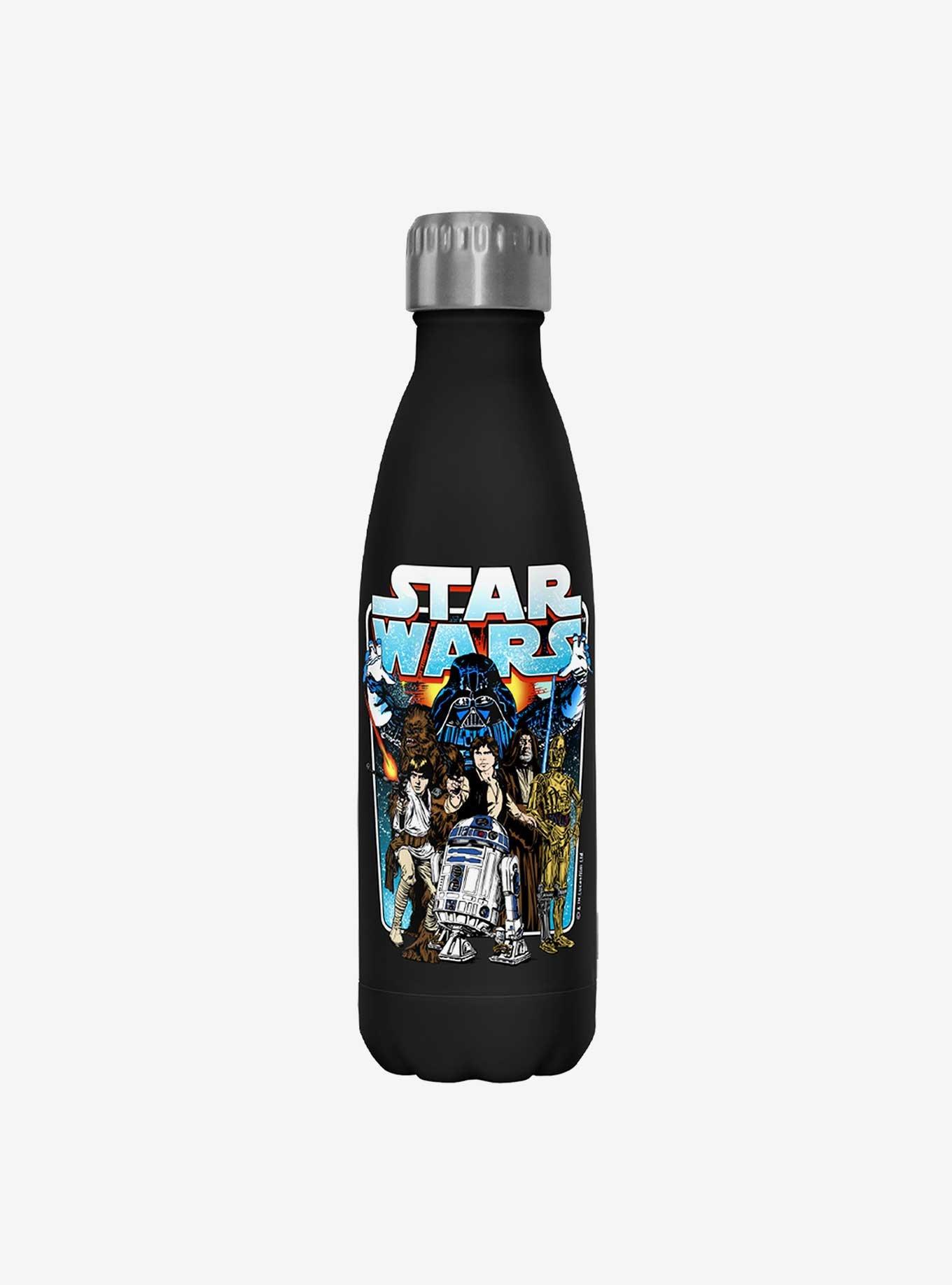 Star Wars Classic Battle Black Stainless Steel Water Bottle