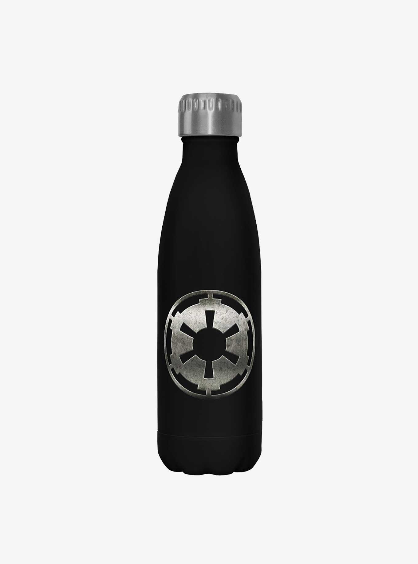 Star Wars Empire Logo Black Stainless Steel Water Bottle, , hi-res