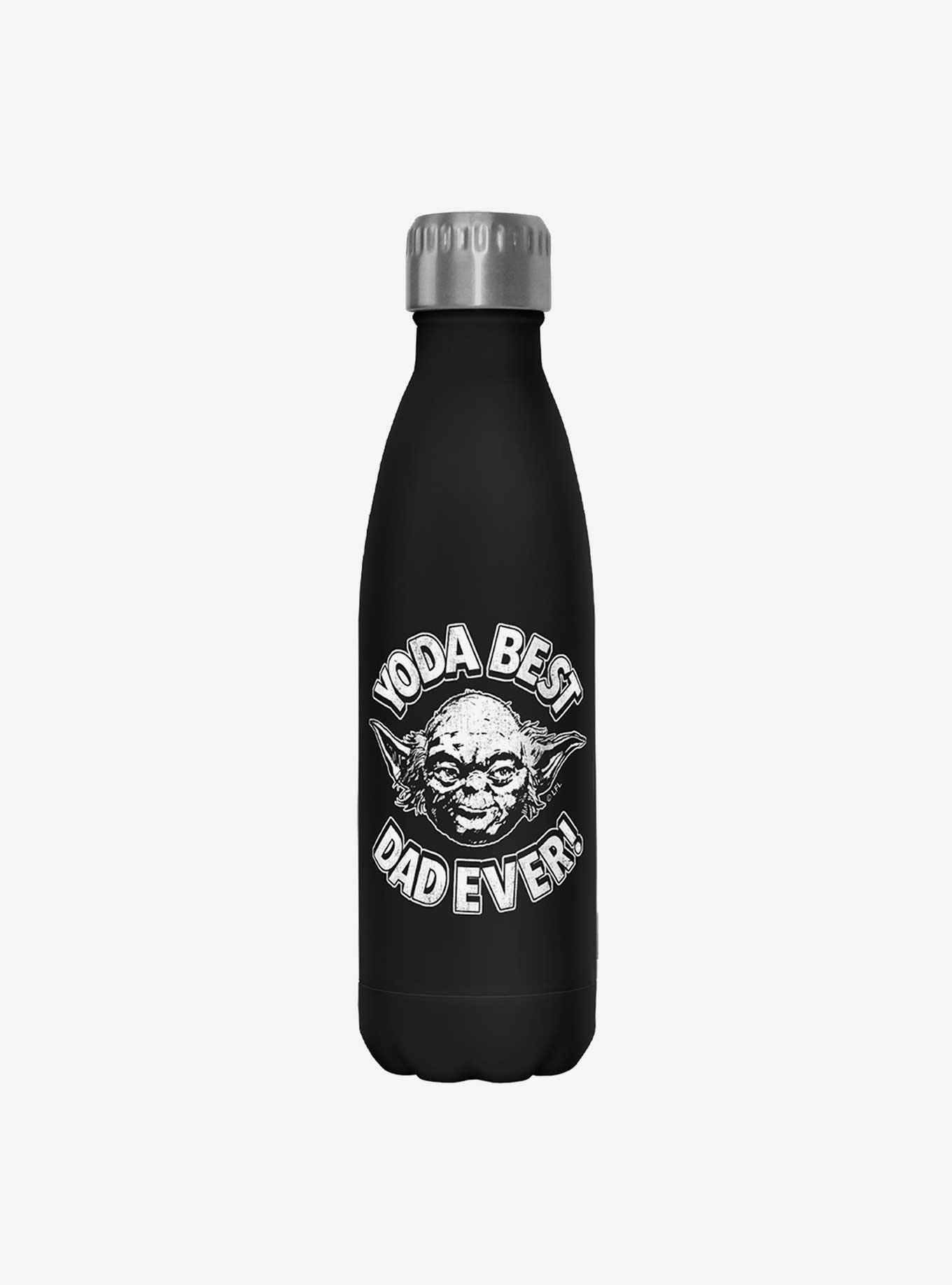 Star Wars Yoda Best Black Stainless Steel Water Bottle, , hi-res