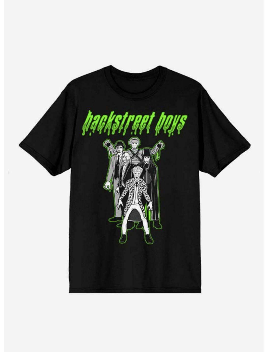 Backstreet Boys Horror Icons Boyfriend Fit Girls T-Shirt, BLACK, hi-res