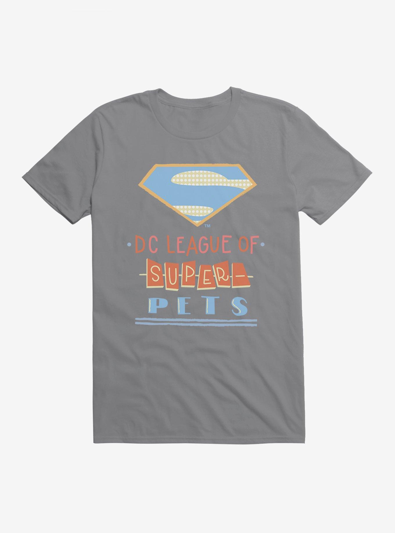 DC League of Super-Pets Logo Stacked Story Book T-Shirt, , hi-res