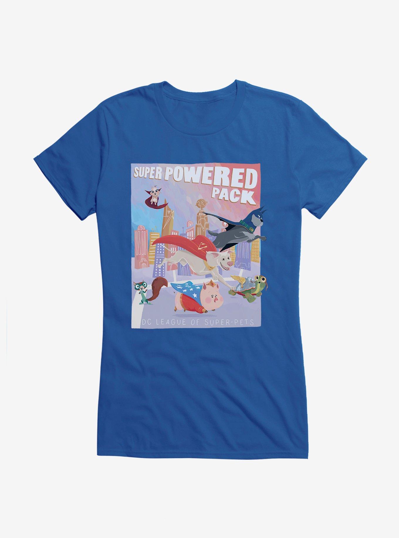 DC League of Super-Pets Super Powered Pack Story Book Girls T-Shirt