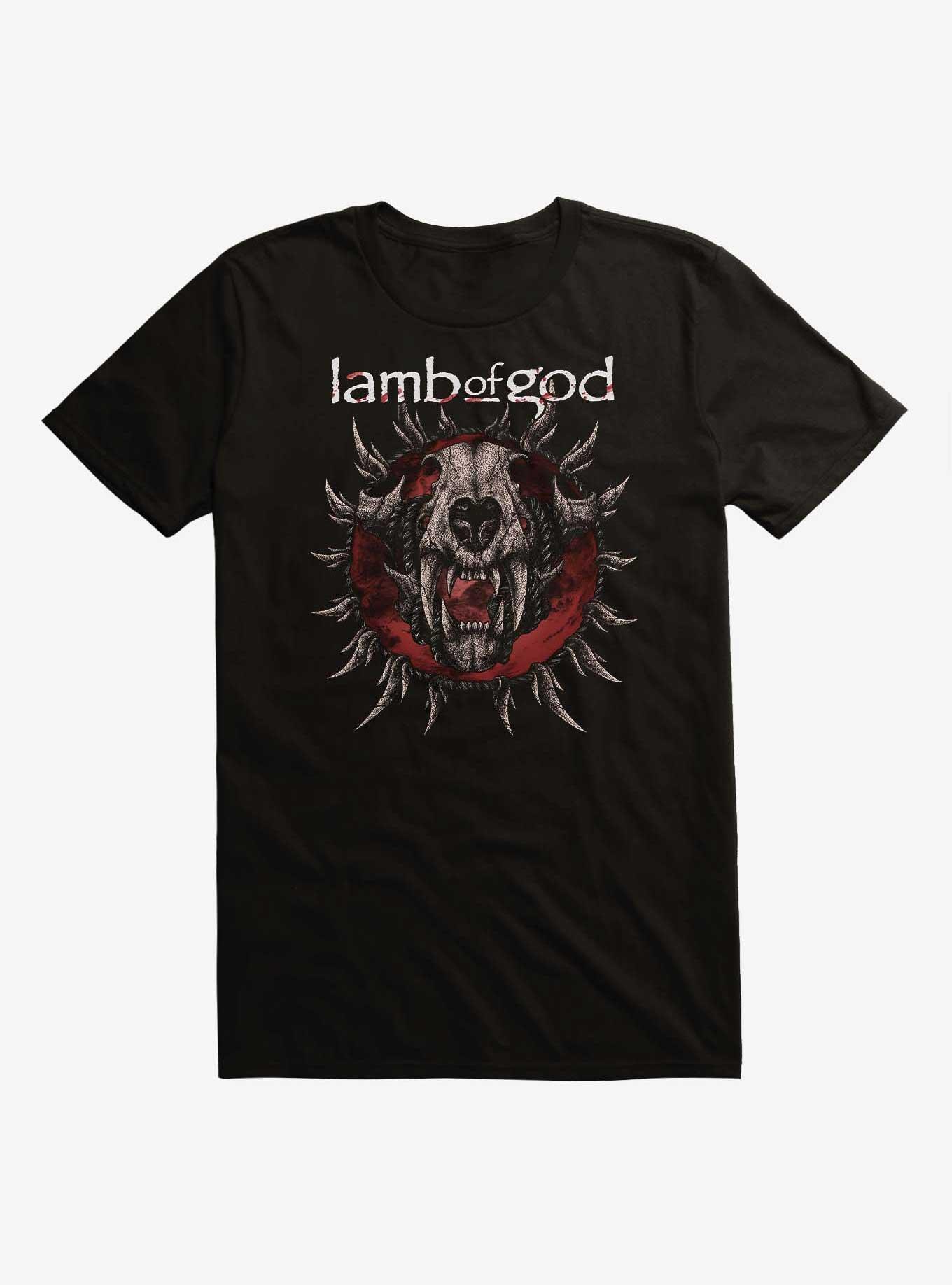 Lamb Of God Bound Skull T-Shirt, , hi-res