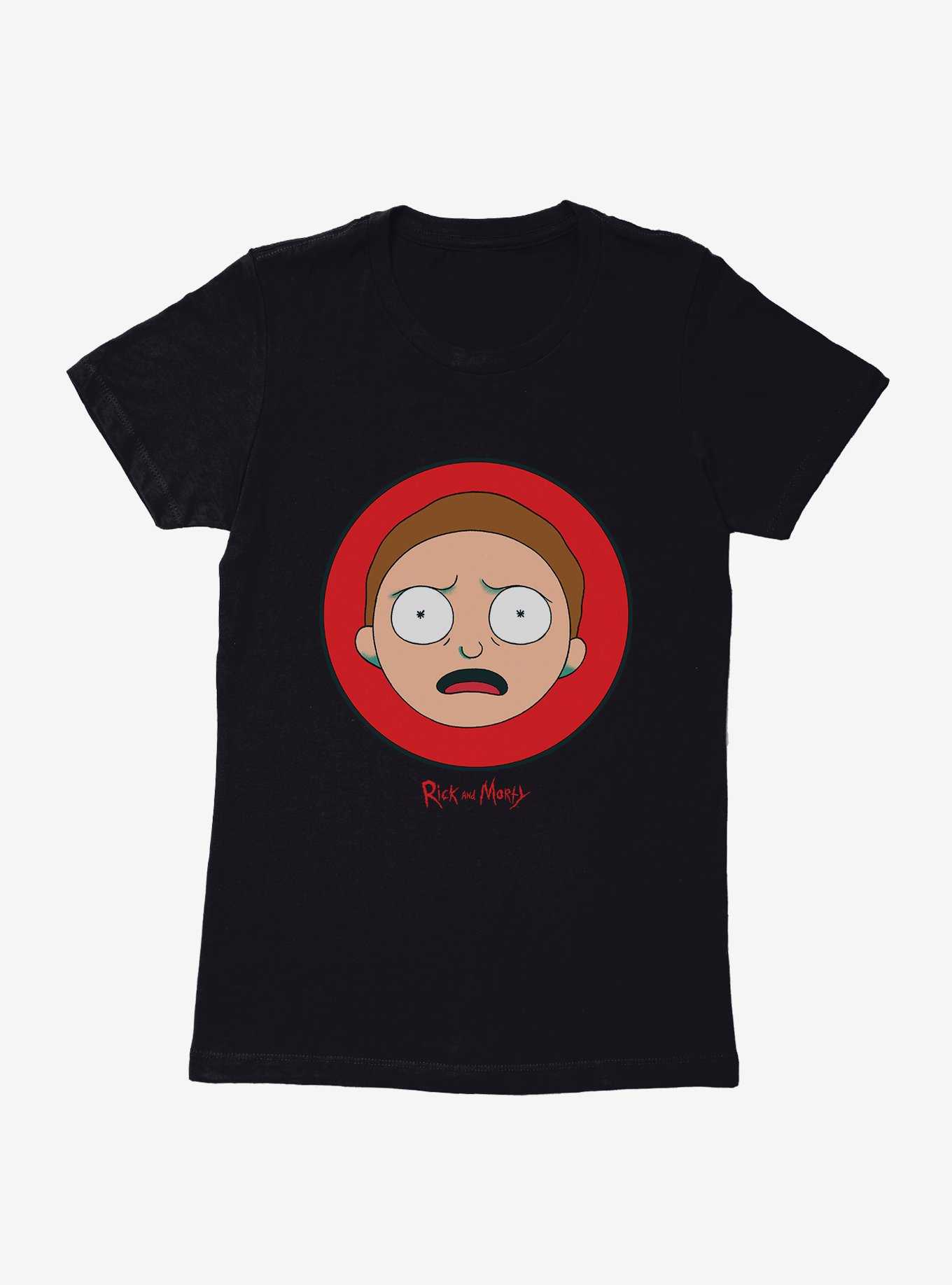 Rick And Morty Stunned Morty Icon Womens T-Shirt, , hi-res
