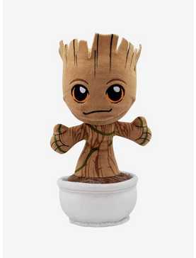 Marvel Guardians of the Galaxy Baby Groot in Flower Pot 8 Inch Plush - BoxLunch Exclusive, , hi-res