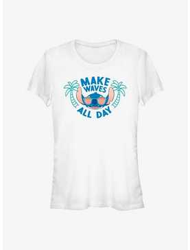 Disney Lilo & Stitch Make Waves All Day Girls T-Shirt, , hi-res