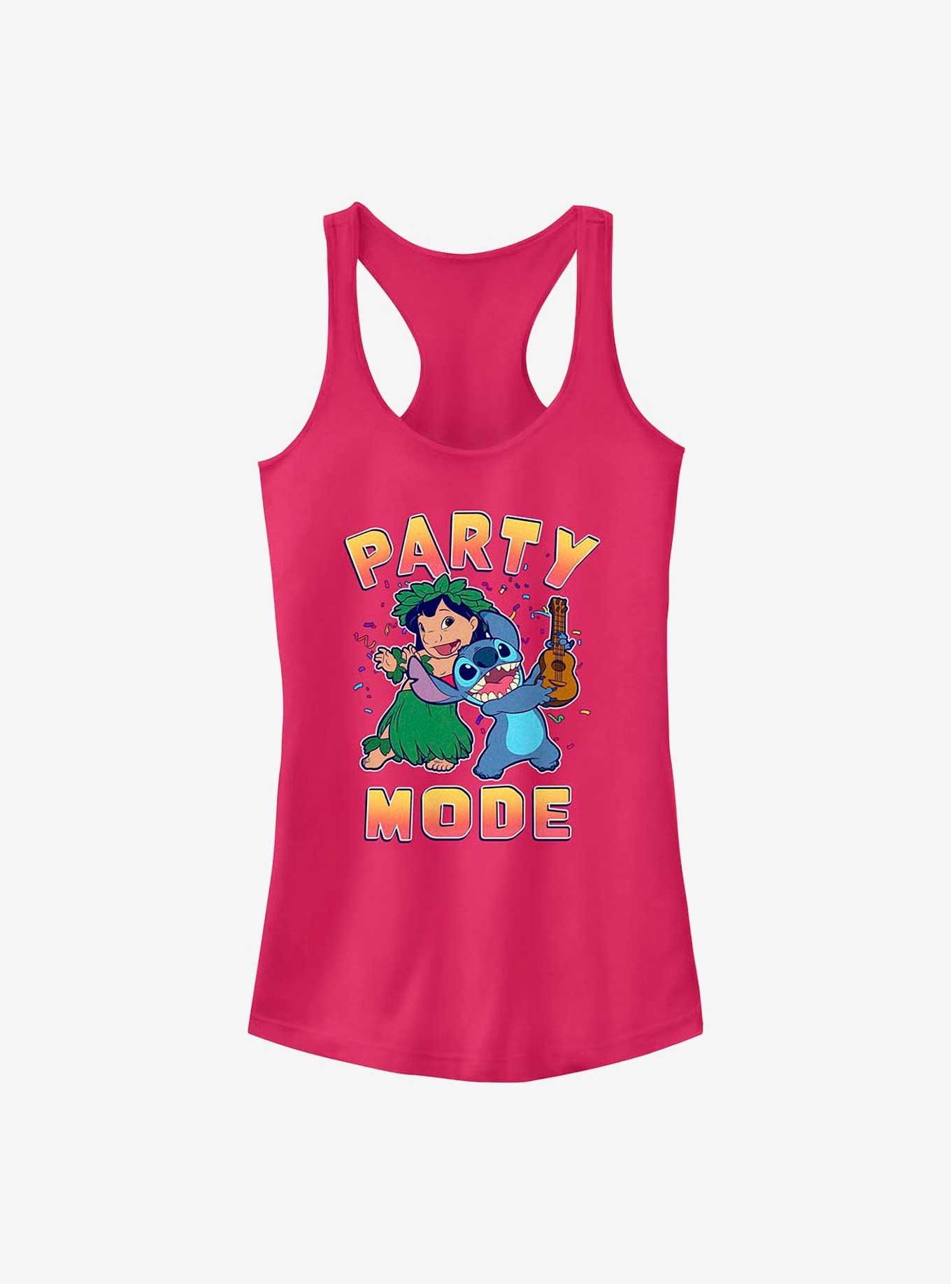 Disney Lilo & Stitch Party Mode Girls Tank, RASPBERRY, hi-res