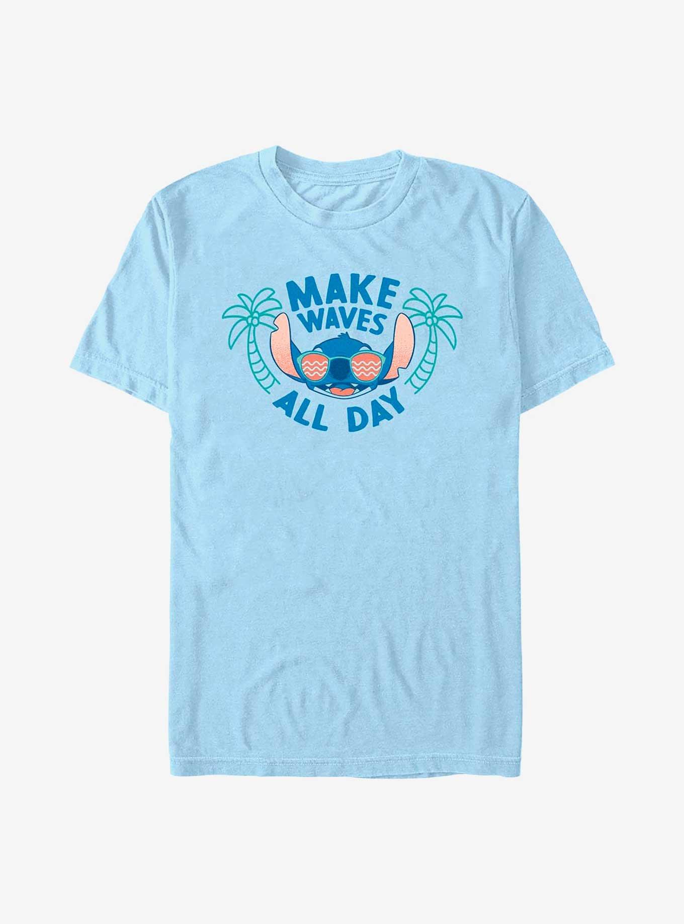 Disney Lilo & Stitch Make Waves All Day T-Shirt