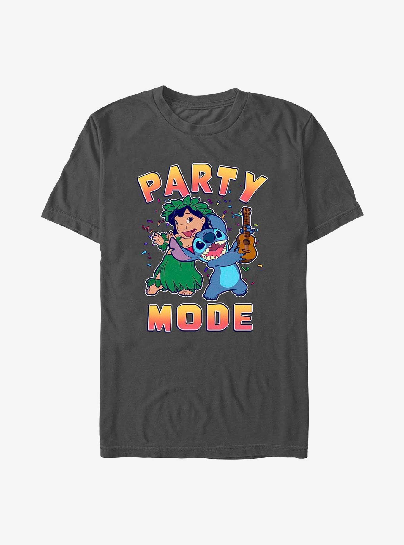 Disney Lilo & Stitch Party Mode T-Shirt, CHARCOAL, hi-res