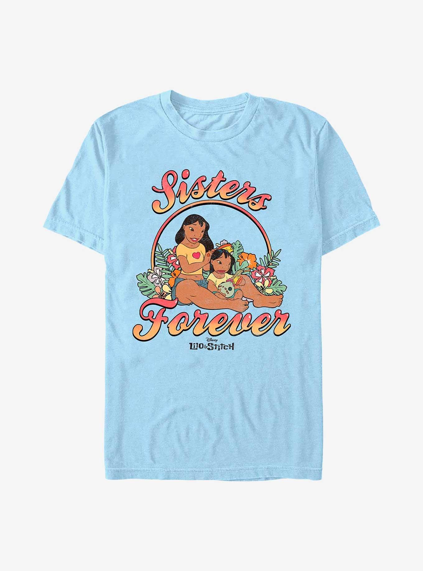 Disney Lilo & Stitch Sisters Forever T-Shirt - BLUE | Hot Topic