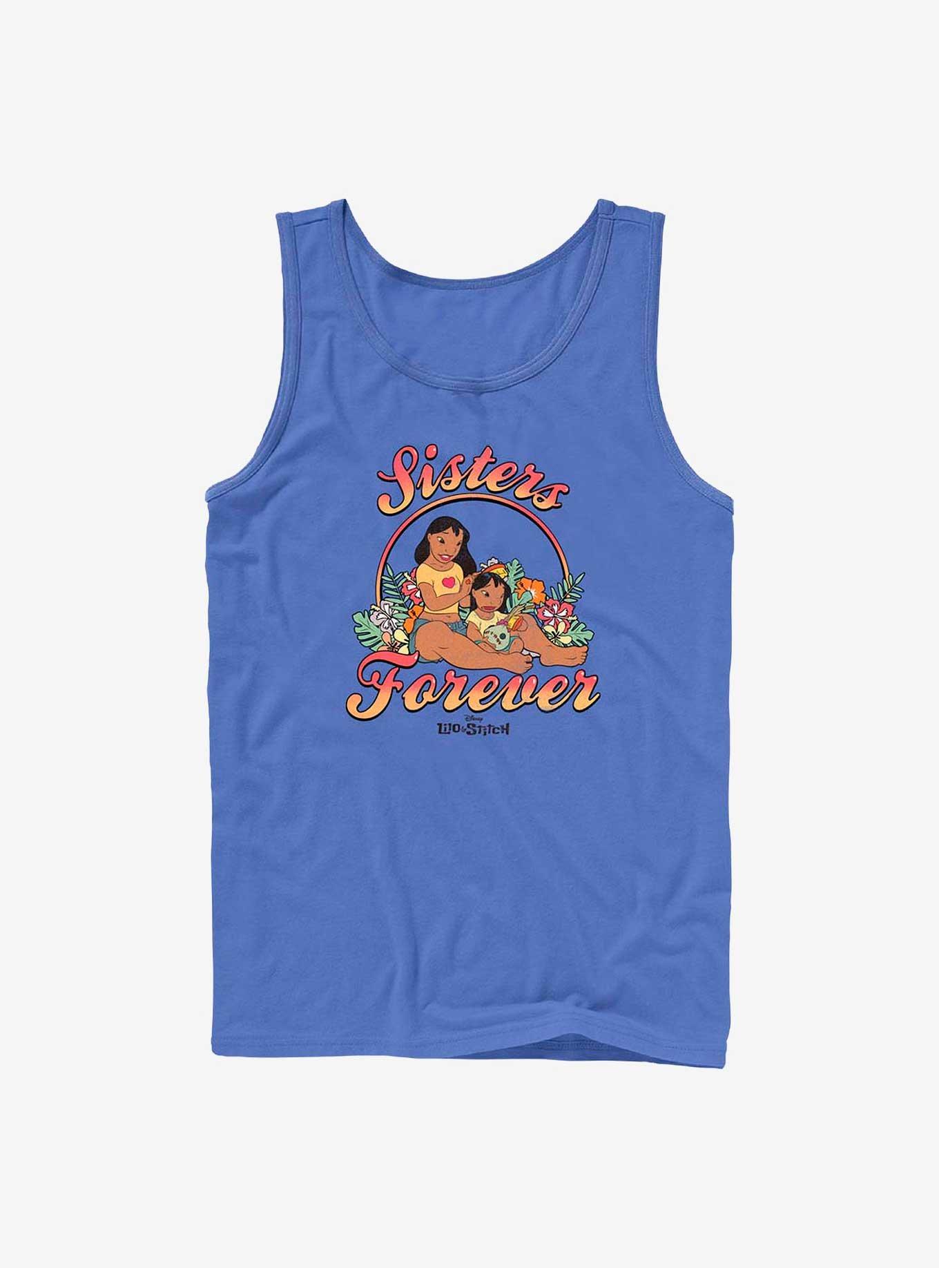 Disney Lilo & Stitch Sisters Forever Tank, ROYAL, hi-res