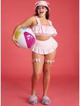 My Melody Pink Ruffle Skirted Swim Bottoms Plus Size, MULTI COLOR, hi-res