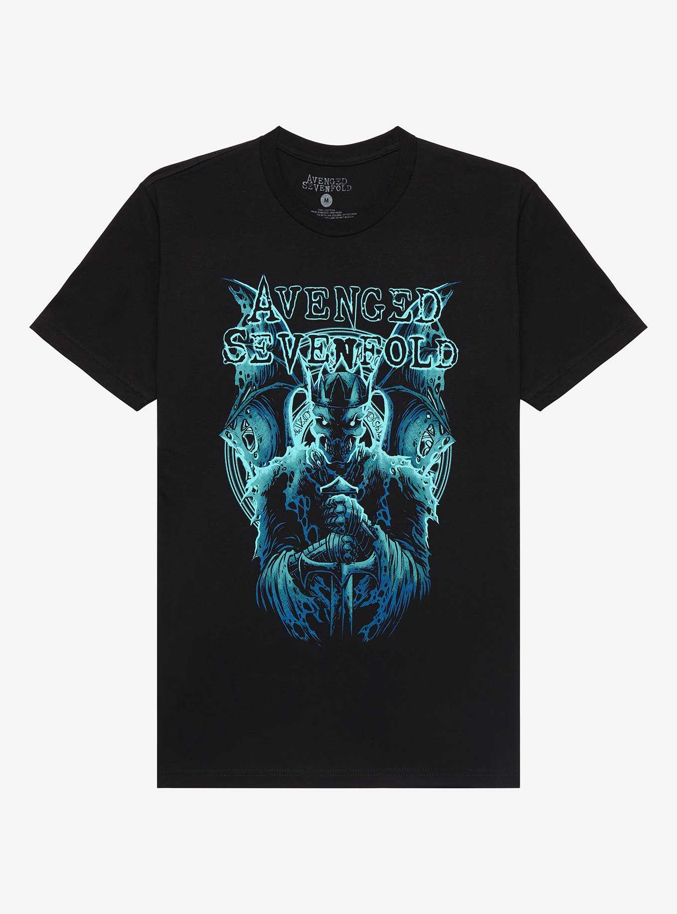 Avenged Sevenfold Skeleton King T-Shirt, , hi-res