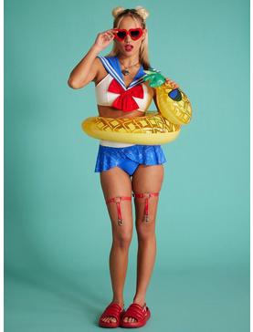 Plus Size Sailor Moon Cosplay Skirted Swim Bottoms, , hi-res