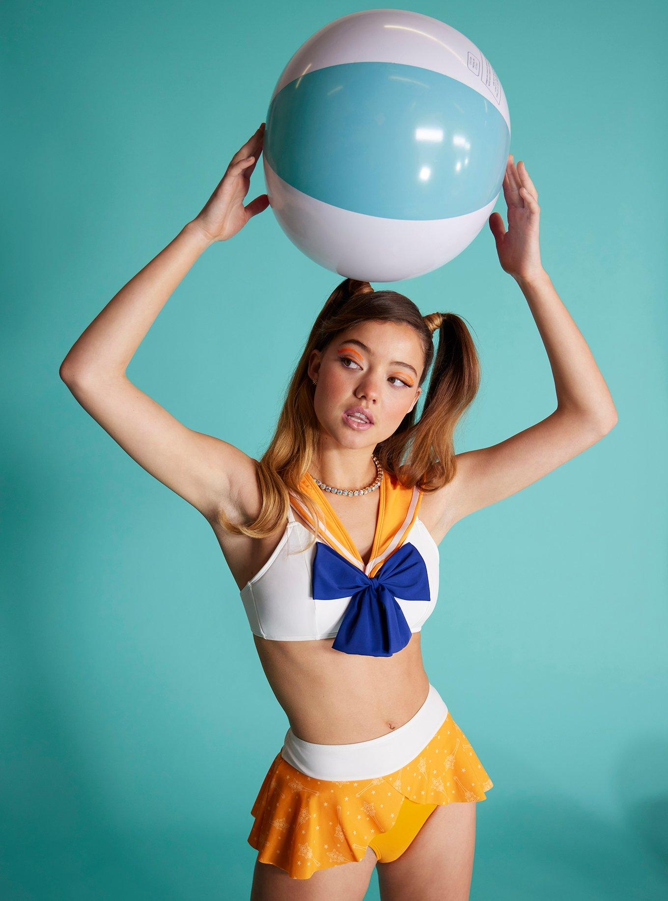 Sailor Moon Sailor Venus Cosplay Swim Top