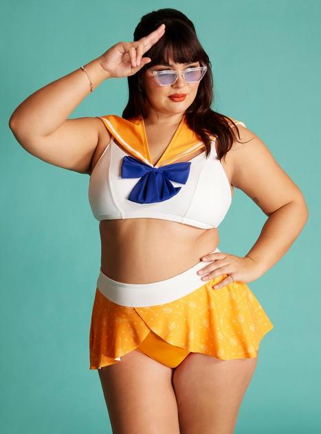 Plus size sailor swimsuit store