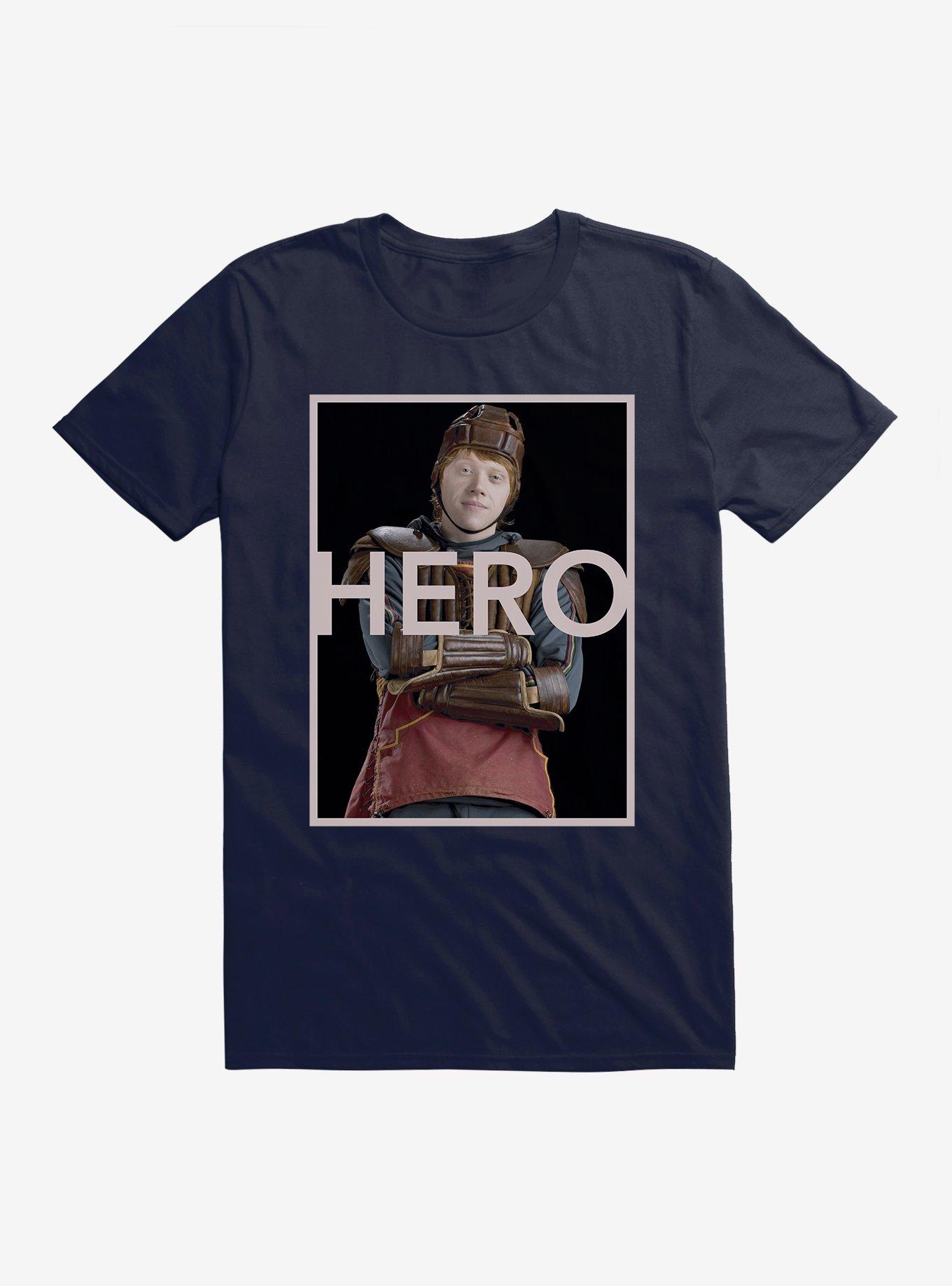 Harry Potter Hero Ron T-Shirt, NAVY, hi-res