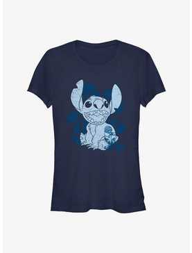 Disney Lilo & Stitch Floral Sketch Girls T-Shirt, , hi-res