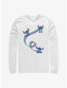 Disney Lilo & Stitch Ribbon Stitches Long-Sleeve T-Shirt, , hi-res