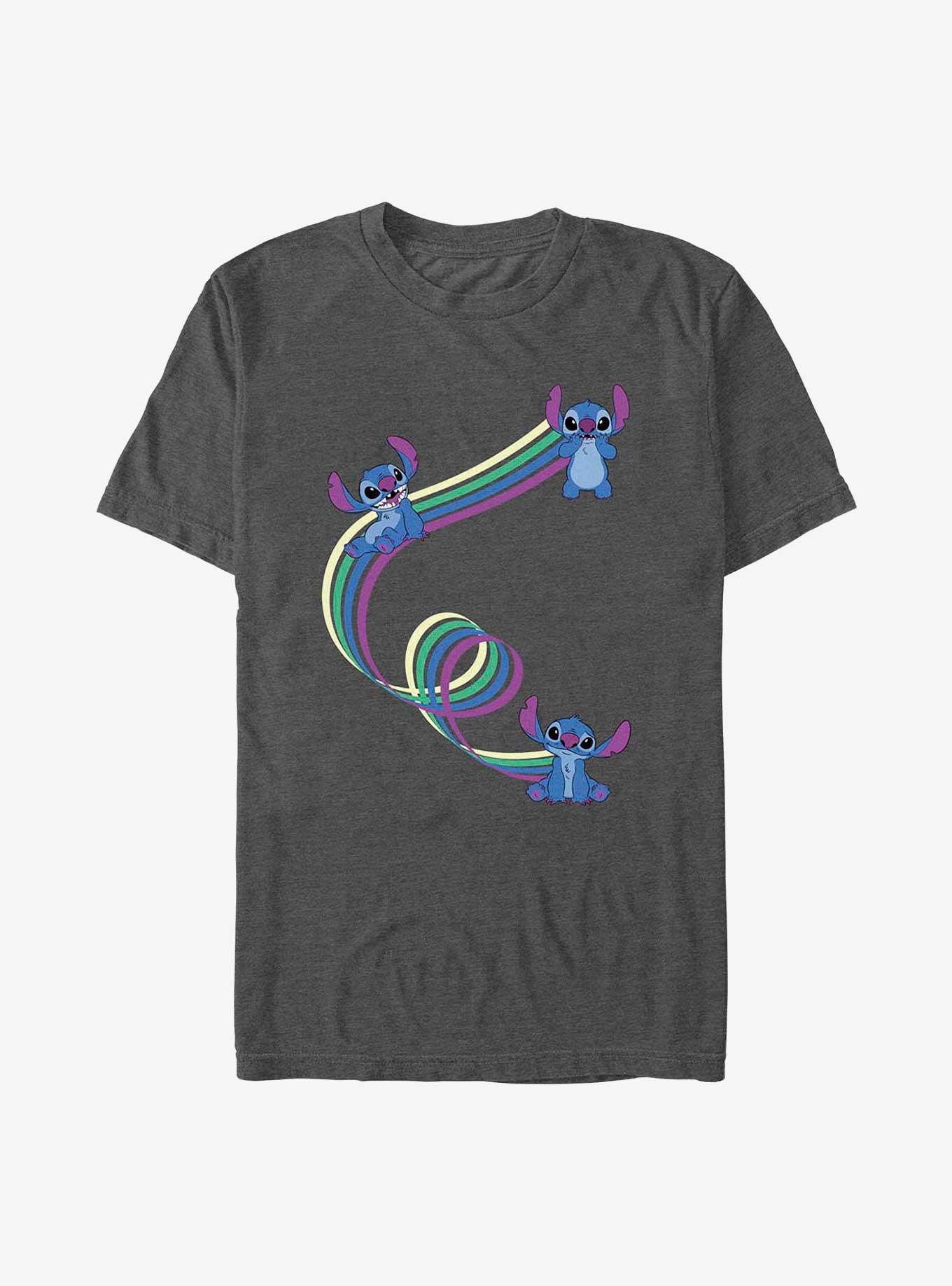 Disney Lilo & Stitch Ribbon Stitches T-Shirt, CHAR HTR, hi-res