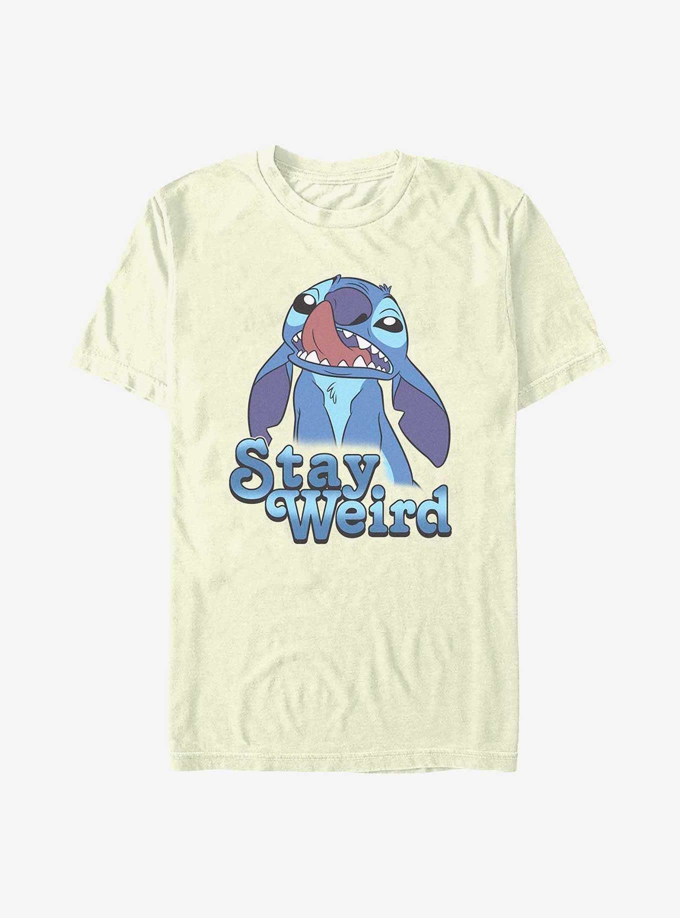 Disney Lilo & Stitch Stay Weird T-Shirt, NATURAL, hi-res