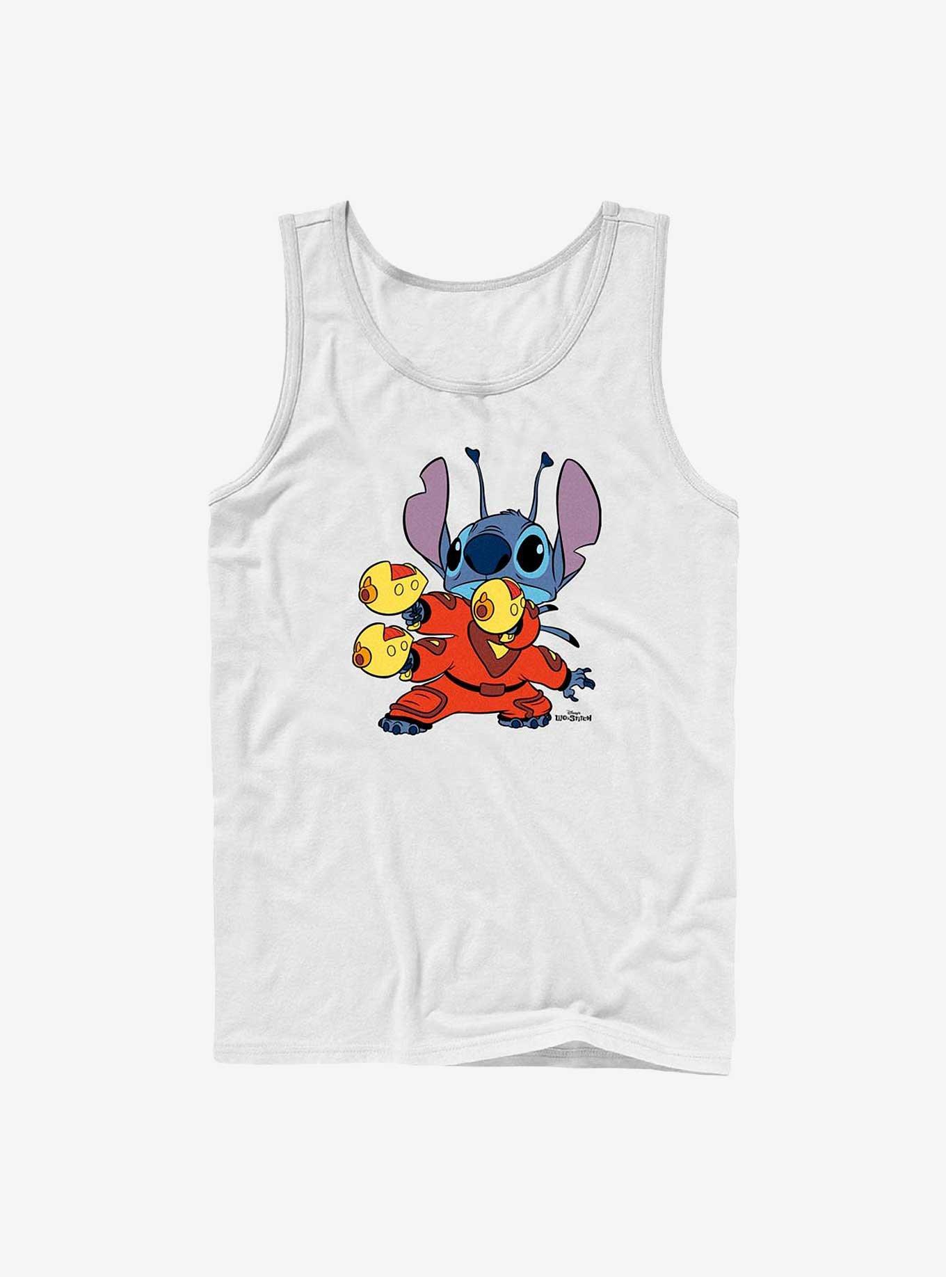 Disney Lilo & Stitch Stick 'Em Up Tank, WHITE, hi-res