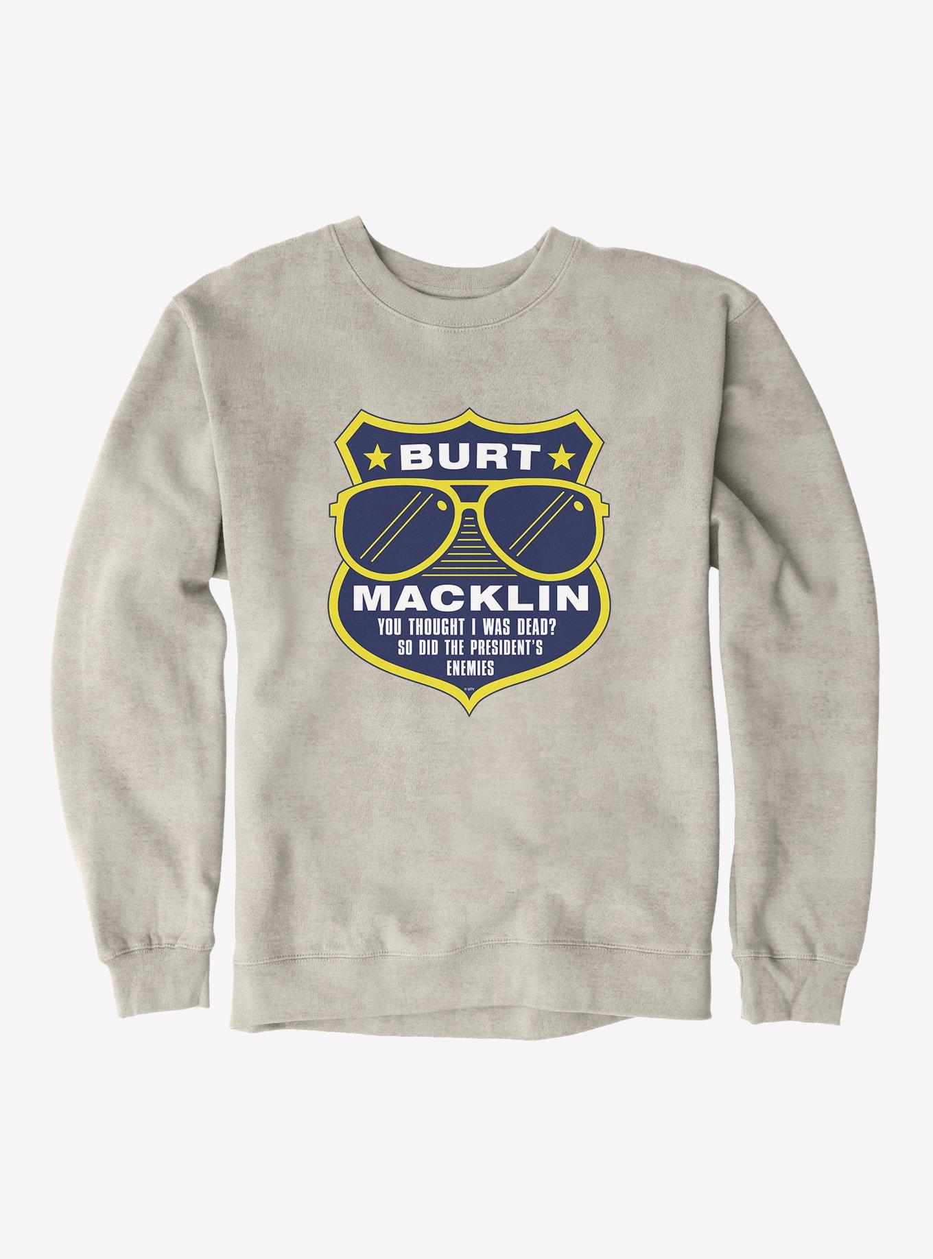 Parks And Recreation Burt Macklin Badge Sweatshirt | Hot Topic