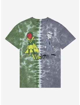 Marvel WandaVision Vision Split-Dye Couples T-Shirt - BoxLunch Exclusive, , hi-res
