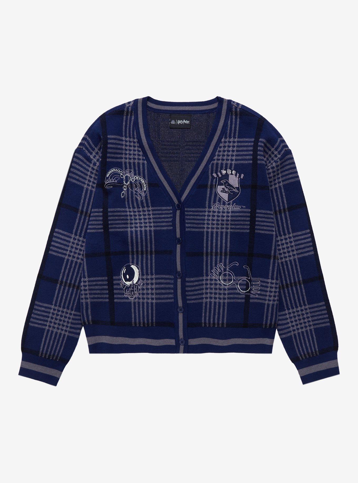 Harry Potter Ravenclaw Women s Cardigan BoxLunch Exclusive BoxLunch