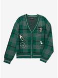Harry Potter Slytherin Women's Cardigan - BoxLunch Exclusive, GREEN, hi-res