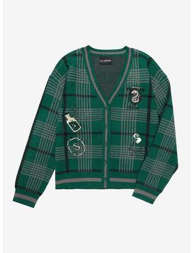 Plus Size Harry Potter Slytherin Women's Cardigan - BoxLunch Exclusive, , hi-res