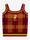 Harry Potter Gryffindor Plaid Knit Tank Top - BoxLunch Exclusive, RED, hi-res